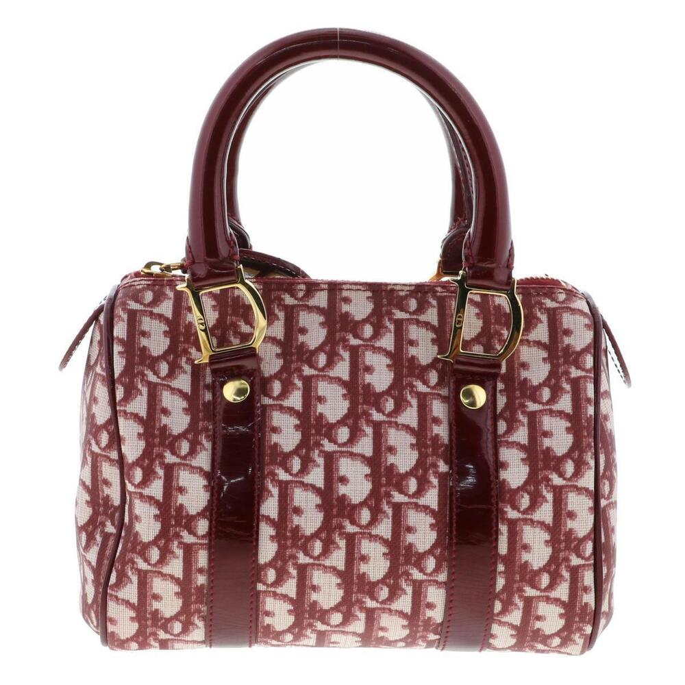 Christian Dior Trotter Boston Bag Red